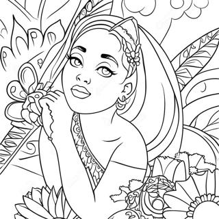 Doja Cat Coloring Pages