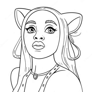 Doja Cat Coloring Page 66063-52969