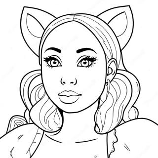 Doja Cat Coloring Page 66063-52971