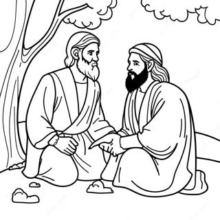 Elijah And Elisha Coloring Page 66073-52981