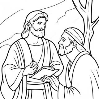 Elijah And Elisha Coloring Page 66073-52983