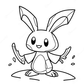 Mimikyu Coloring Pages