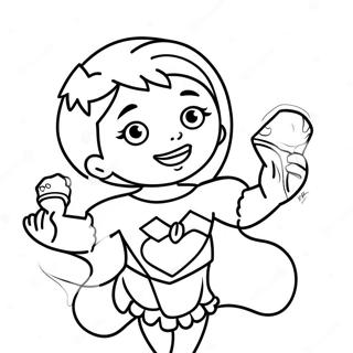 Super Mom Coloring Page 66143-53039