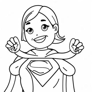 Super Mom With Superpowers Coloring Page 66144-53041