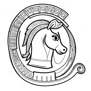 Usc Trojans Logo Coloring Page 66173-53063