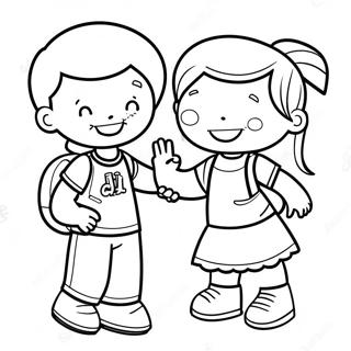 First Day Of Second Grade Coloring Page 66193-53078