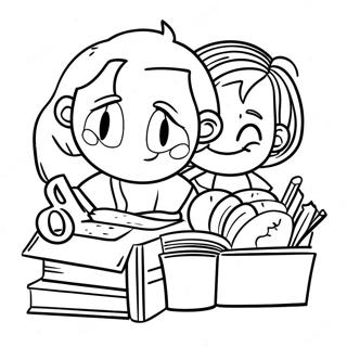 First Day Of Second Grade Coloring Page 66193-53080