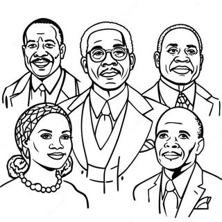 February Black History Month Coloring Pages