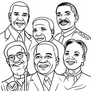 Black History Month Inspirational Figures Coloring Page 661-524