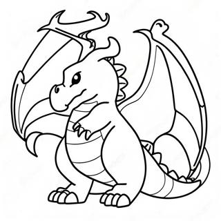 Colorful Gigantamax Charizard Coloring Page 6627-5398