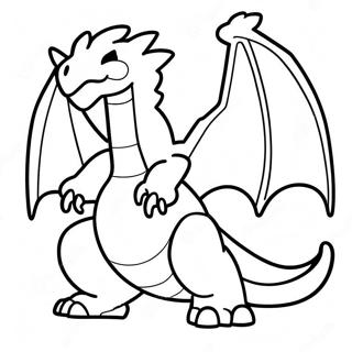 Colorful Gigantamax Charizard Coloring Page 6627-5399