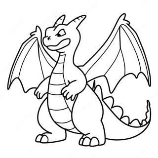 Colorful Gigantamax Charizard Coloring Page 6627-5400