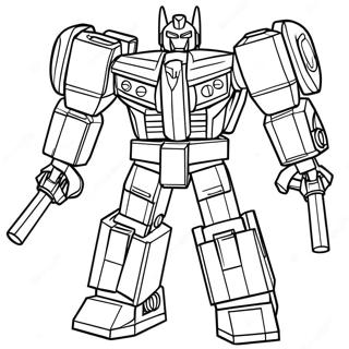 Lego Transformers Coloring Page 66293-53157