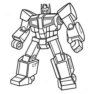 Lego Transformers Coloring Page 66293-53159