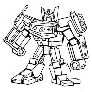 Colorful Lego Transformers In Action Coloring Page 66294-53162