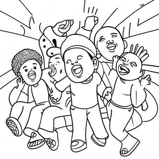 Celebrating Black Culture Coloring Page 662-532