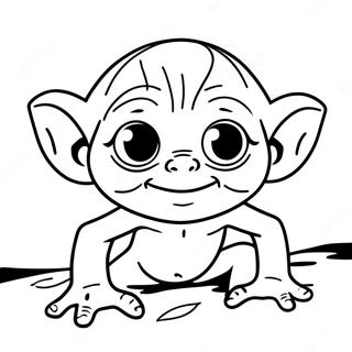 Gollum Coloring Pages