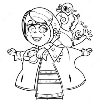 Lazy Town Coloring Pages