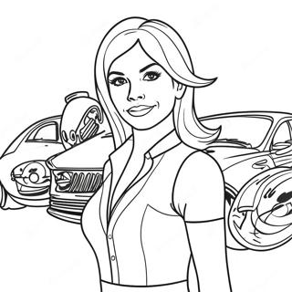 Sporty Spice In Action Coloring Page 66314-53178