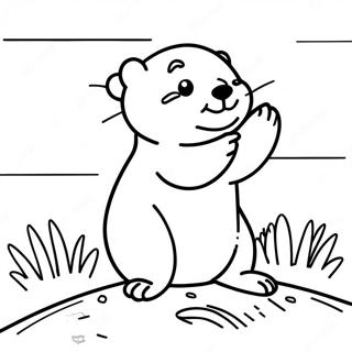 Groundhog Day Coloring Page 66333-53191