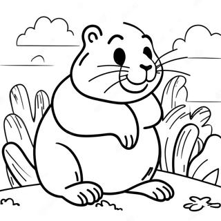 Groundhog Day Coloring Page 66333-53192