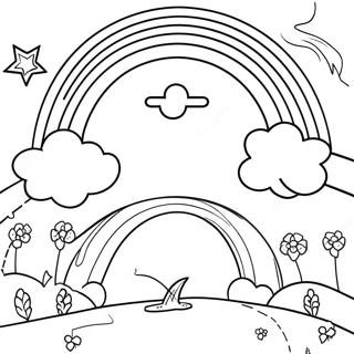 God S Promise Rainbow Coloring Page 66343-53200