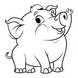 Porky The Pig Coloring Pages