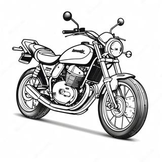 Kawasaki Motorcycle Coloring Pages