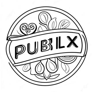 Publix Logo Coloring Page 66393-53238