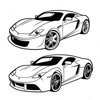 Modern Sports Cars Coloring Page 66404-53251