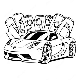 Modern Sports Cars Coloring Page 66404-53252