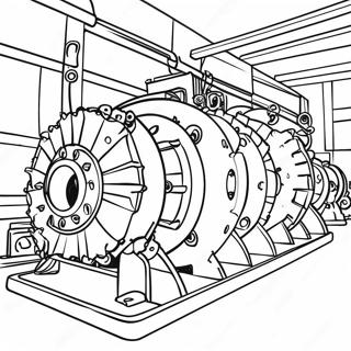 Factory Coloring Pages