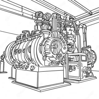 Factory Machines Coloring Page 66433-53271