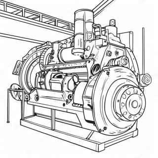 Factory Machines Coloring Page 66433-53272