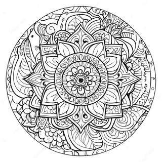 Adult Mandala Coloring Page 66453-53285