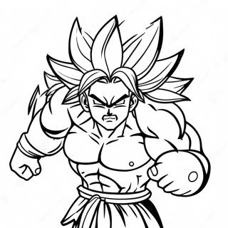 Broly Coloring Pages