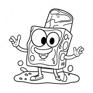 Stoner Spongebob Coloring Page 66493-53318