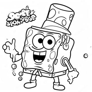 Stoner Spongebob Coloring Page 66493-53319