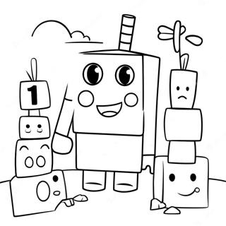 Numberblocks 11 Coloring Page 66503-53337