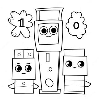 Numberblocks 11 Coloring Page 66503-53338