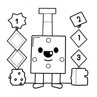 Numberblocks 11 Coloring Pages