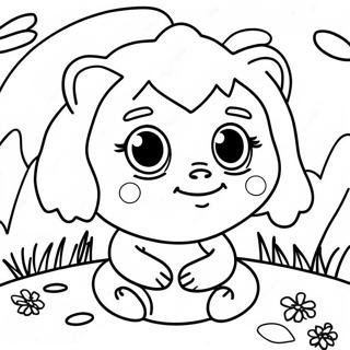 Cute Genya In Nature Coloring Page 66514-53336