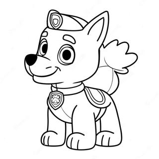 Paw Patrol Rex Coloring Pages