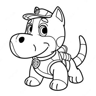 Adventurous Rex From Paw Patrol Coloring Page 66564-53378