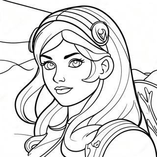 Aria Blaze Coloring Page 66583-53387