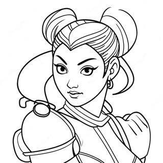 Chun Li Coloring Pages