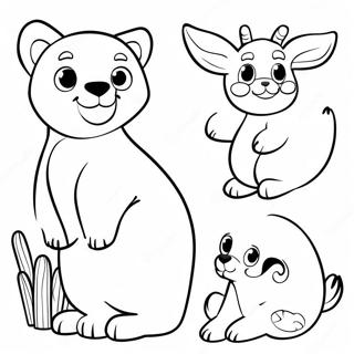 Matching Coloring Pages