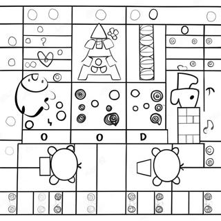 Colorful Numberblocks 1000 Characters Coloring Page 66644-53440