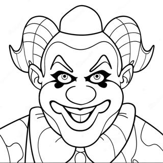 Icp Clown Coloring Page 66653-53441