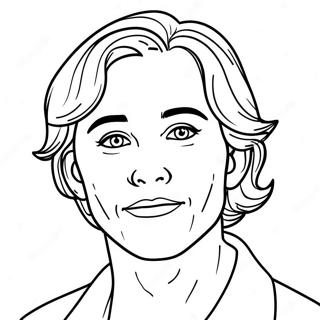 Self Portrait Template Coloring Page 66683-53470